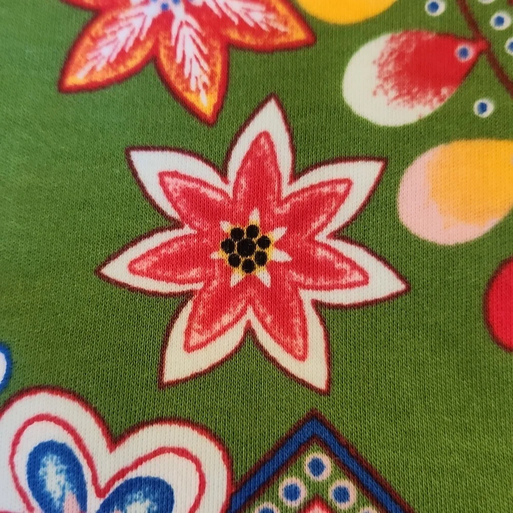 New York and Company green, red, blue, white sleeveless floral dress. Si… - Picture 11 of 11
